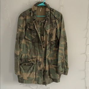 “Not your brothers” surplus jacket free people.